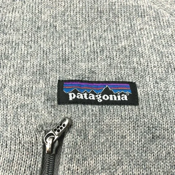 Patagonia Better Sweater Size Small Mens Heather Gray 1/2 Zip with Fleece Jacket
